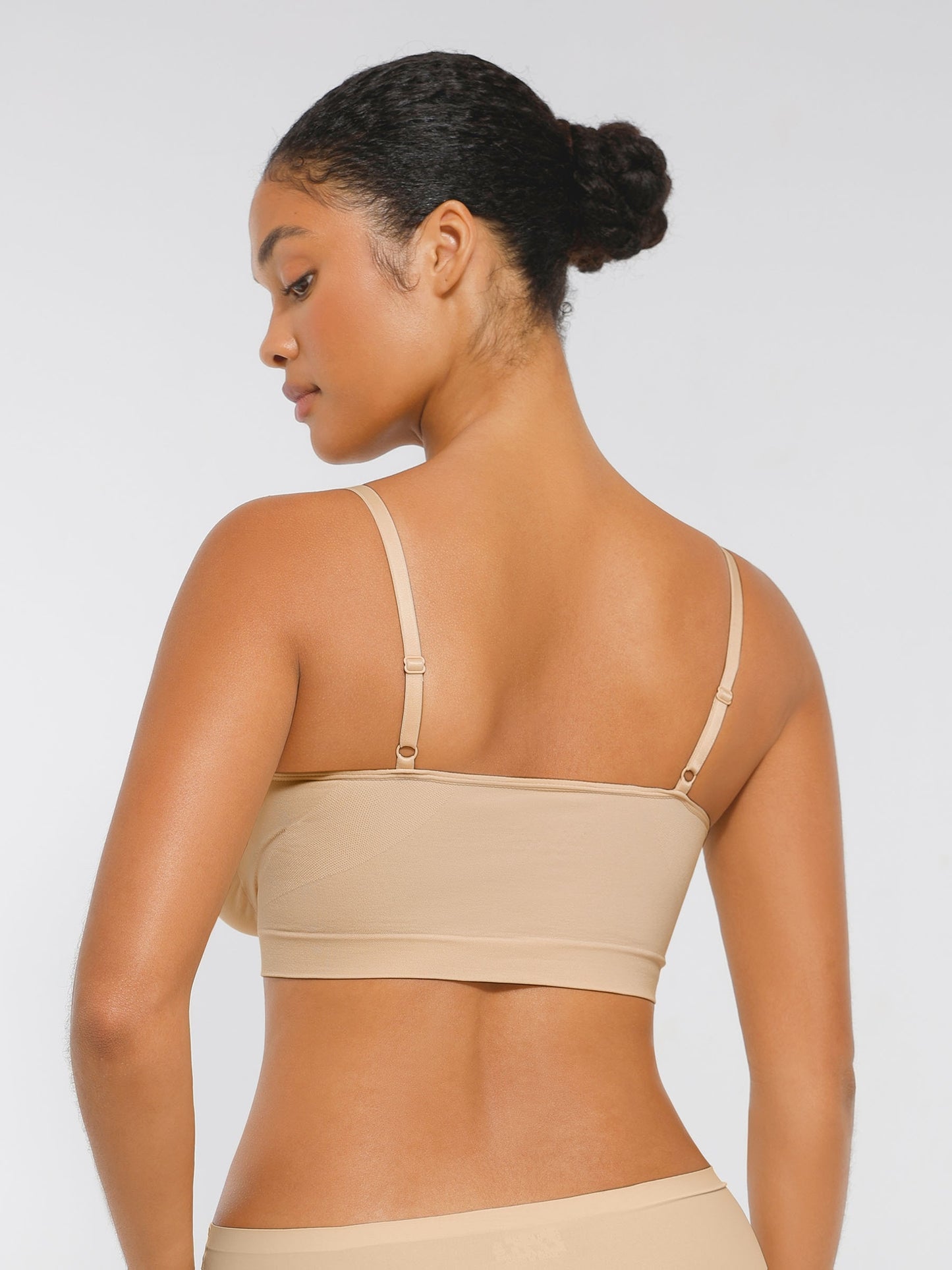 Plus Size Seamless Bra for Women Push-Up Breathable Back Control Bra