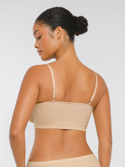 Plus Size Seamless Bra for Women Push-Up Breathable Back Control Bra