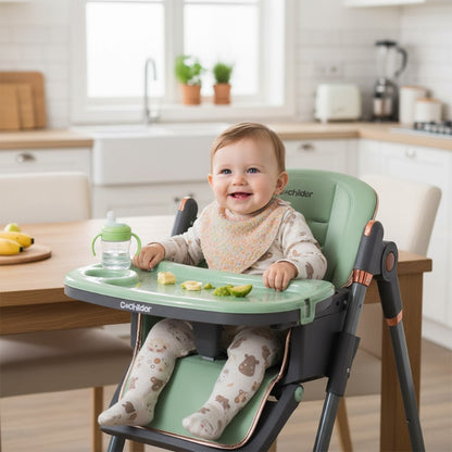 Baby High Chair - Foldable Adjustable Cochildor 3-in-1