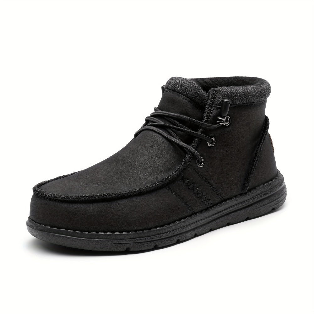 Men's Boots - Slip-On Ease & Warm Lining