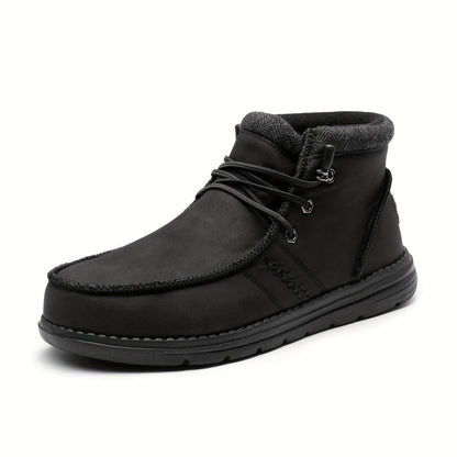 Men's Boots - Slip-On Ease & Warm Lining
