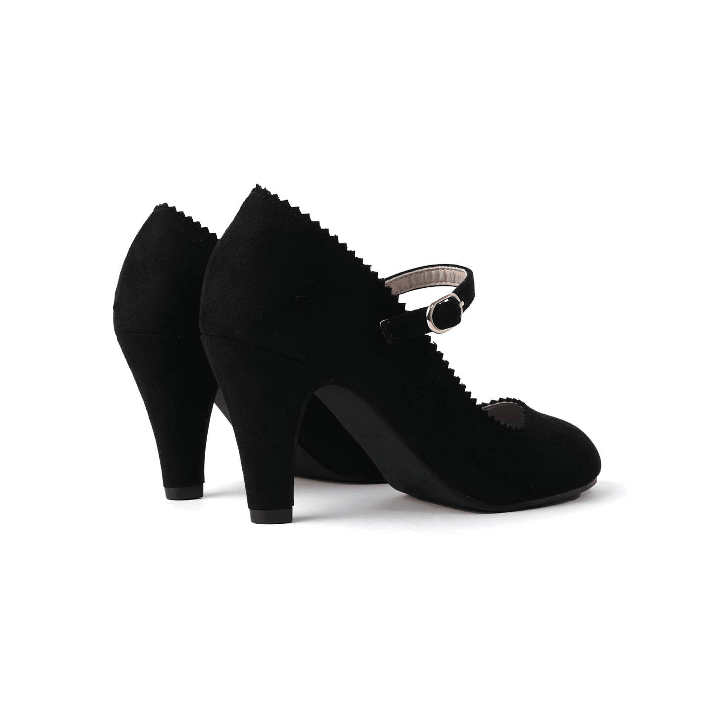 Honey Mary Jane Shoes for Women – Retro Vintage Oxford Pumps with Low Honey Kitten Heels, 1950s Round Toe Design and Adjustable Ankle Strap – Women’s Dress Shoes