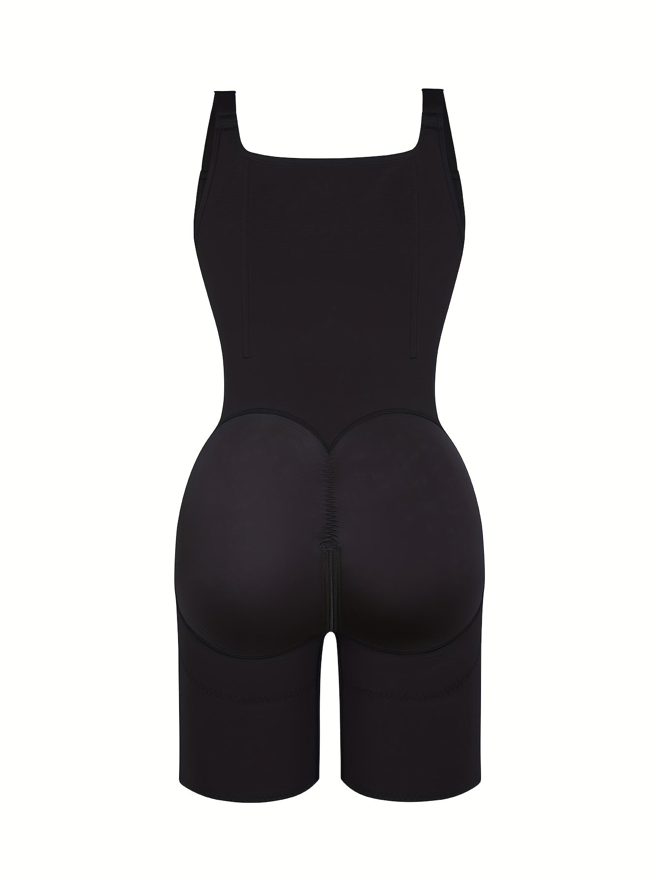 Women' 2-in-1 High Compression Spandex Bodysuit Shapewear Suit - Adjustable Abdomen Trimmer & Hip Enhancer, Full Body Tummy Control Shaper with Tummy Control, Postpartum, Workout & Casual Attire (No Chest Pads)