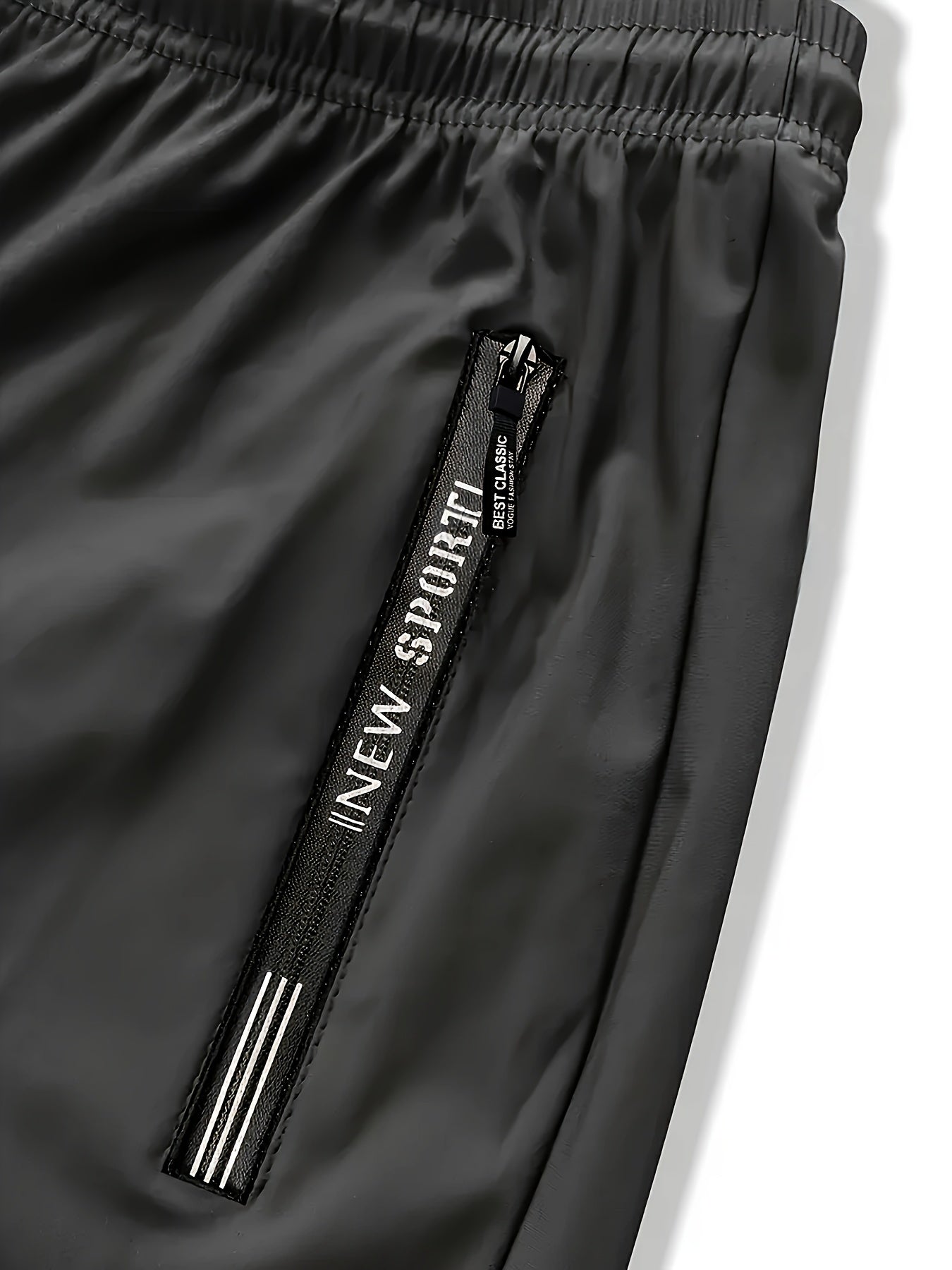 3pcs Men's Summer Long Pants, Breathable Comfortable Casual Sports Trousers, Straight Leg Design, All-match for Spring And Summer, Loose Fit, Suitable for Golf, Basketball, Tennis, Yoga, Fishing And Camping.