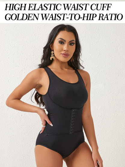 Bodysuit for Women with Firm Tummy Control - Features Include Seamless Butt Lifting, Snap Crotch, Body, And Postpartum Shapewear