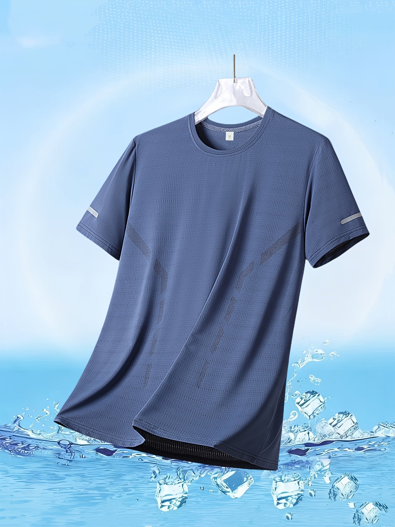 Men'S Quick-Dry Sports T-Shirt 4-Pack - Breathable Moisture-Wicking Round Neck Short Sleeve Top, High Elasticity Cool And Comfortable Quick-Drying Fitness T-Shirt, Summer Casual Sports Breathable Outdoor Top