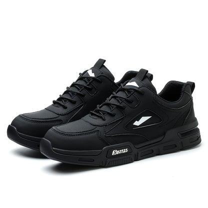 Men's Work Safety Boots Steel Toe Protection - Anti-smash, Anti-puncture, Anti-slip And Wear-resistant Rubber Sole - Suitable for Construction | Factory | Daily - Warehouse Shoes | Modern Work Shoes | Outdoor Workers