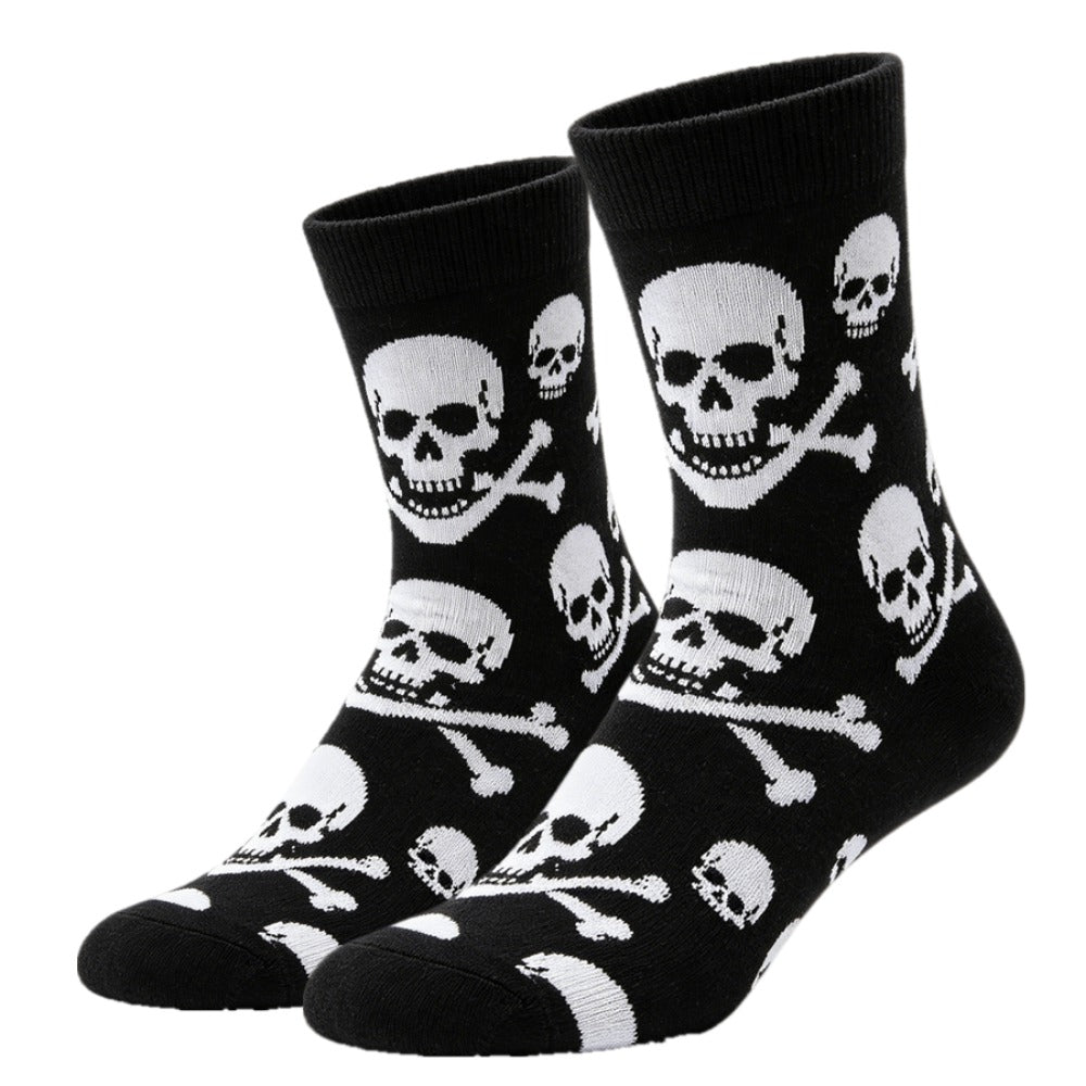 Men's Cute Print Crew Socks - 10-Pair Pack