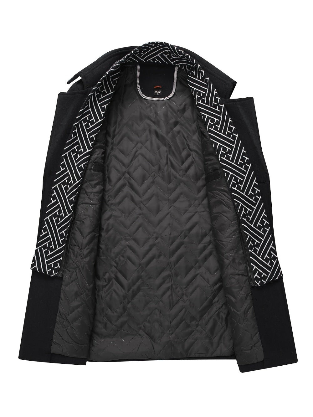 Men's Versatile Wool Blend Single-Breasted Coat