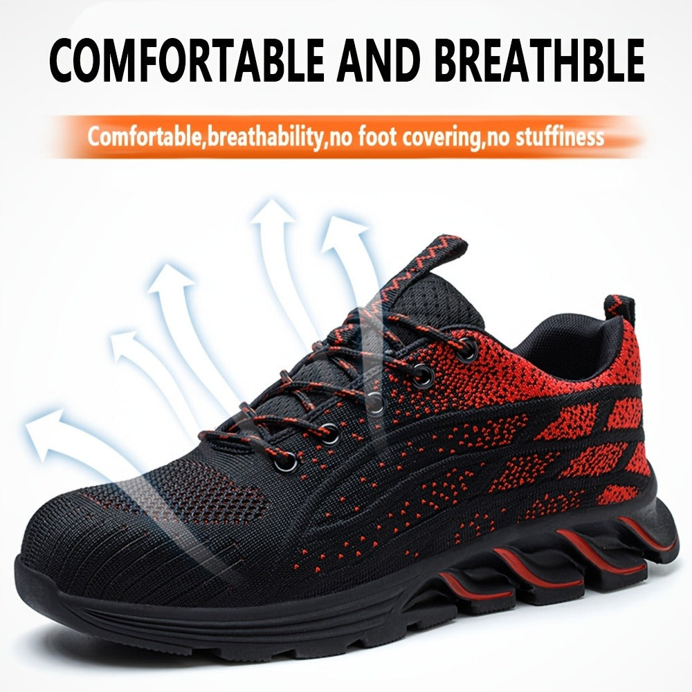 Men's Work & Safety Shoes - Breathable Mesh Lightweight for Everyday Wear 872293