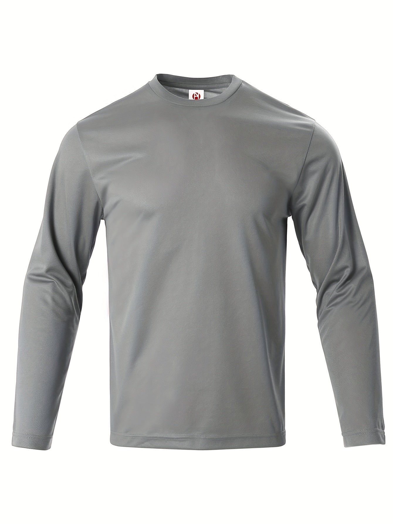 5pcs Men's Casual Sports T-shirt, Breathable And Quick Drying, Suitable for Work Clothes, Fishing Clothes, Construction Site Clothes, Team Building Clothes