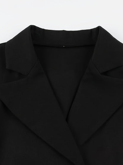 Women's Black Lace Ruffle Dress - product view 11
