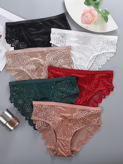 Women's Mixed colors Floral Underwear - product view 6