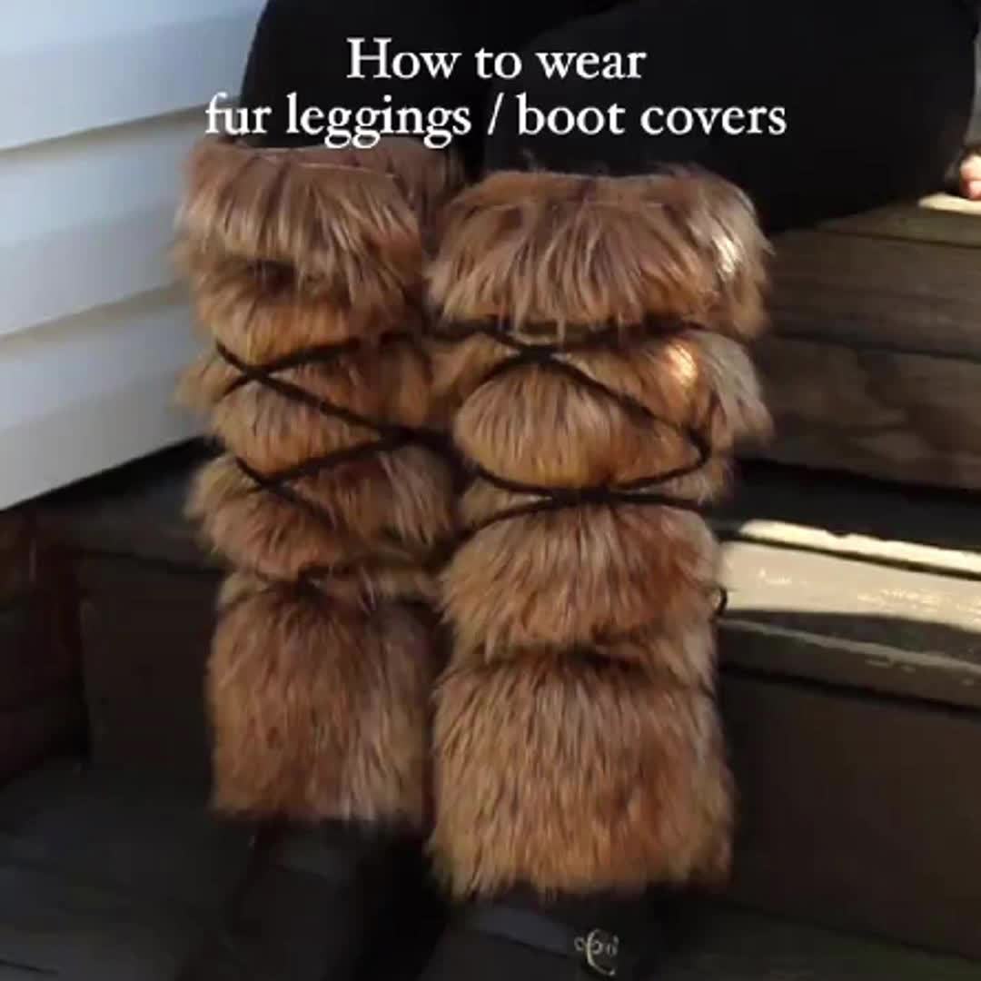 1 Pair Viking Faux Leggings, Boot Cover Leg Warmers, Halloween Costume Additions, Medieval LARP Renaissance Cosplay Props, Ideal Choice for Gifts