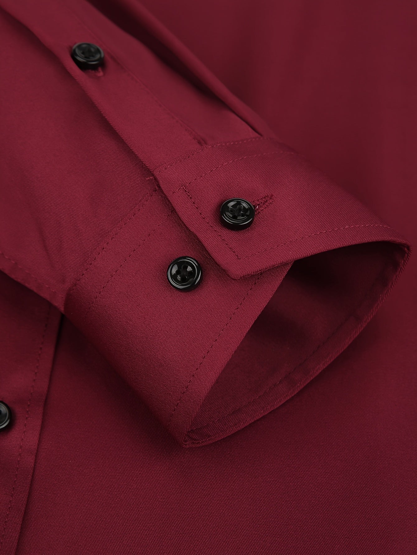 Men's Cufflink Shirt 2026 Spring/Summer French Cuff Shirt Breathable, Stretchy, Wrinkle-Resistant Business Casual Easter Gift Suitable for Men, Husband, Father Holiday Cruise Essential Short-Sleeve Shirt Summer Top Formal Dress Shirt