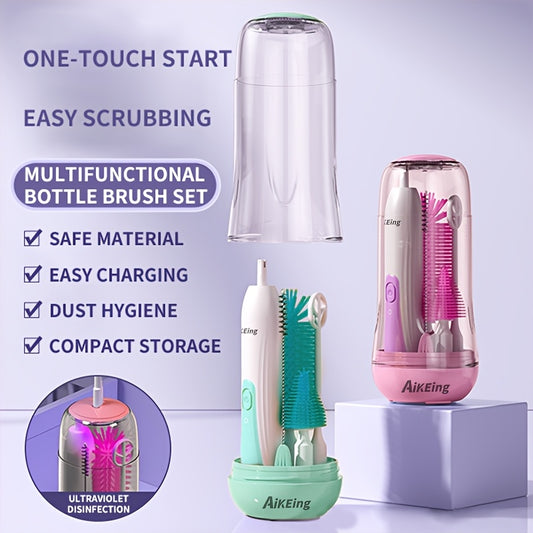 Electric Bottle Brush Set - USB Rechargeable Cleaning Kit – main product image