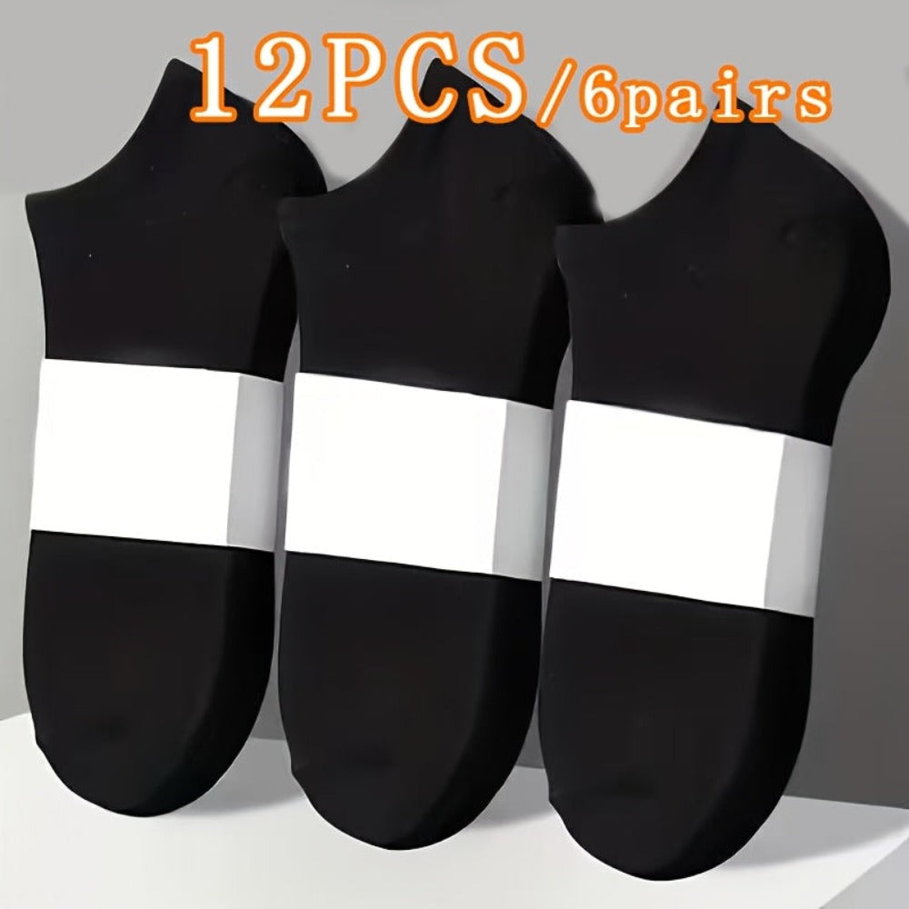 Women's Solid Color Socks - Breathable Multi-Pack