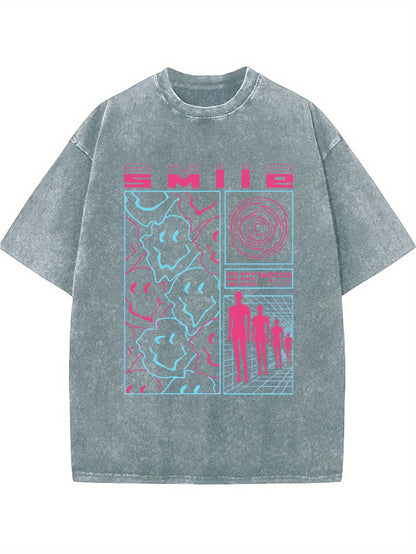 3pcs Set, Including Printed T-shirt, MenSummer Casual Short-sleeved T-shirt