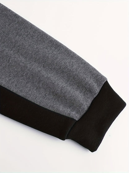 Men's Dark Gray Polyester Jacket - product view 16