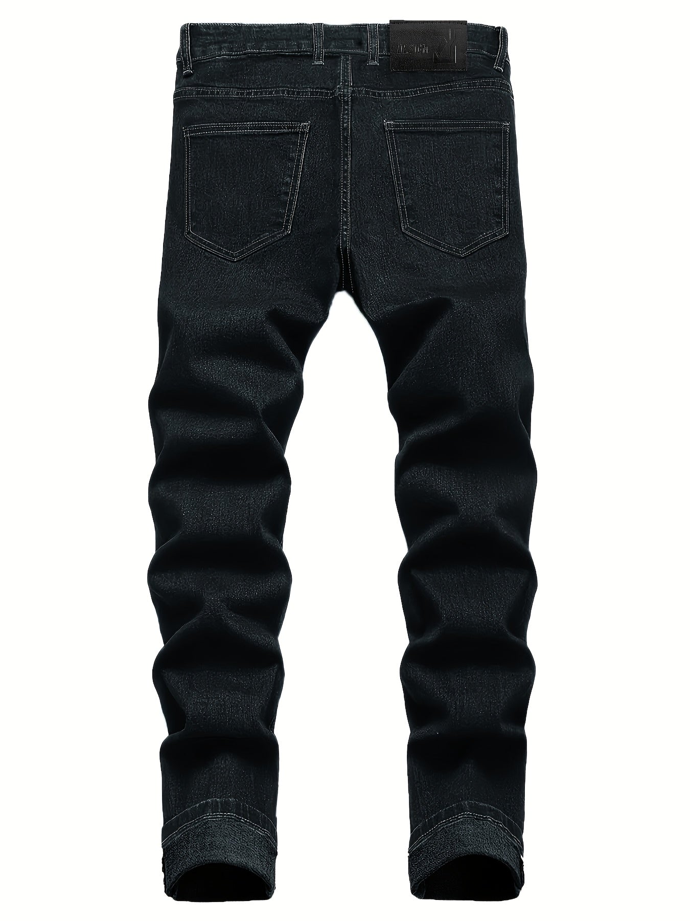 3 Pack Men'S Slim Fit Denim Jeans - Stretch Comfort, Trendy Streetwear Style, Fashion Casual Trousers
