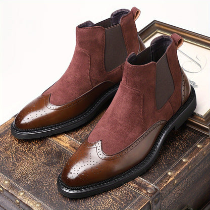 Men'S Classic Plain Toe Derby Shoes, Elegant Choice for Business Event And Wedding