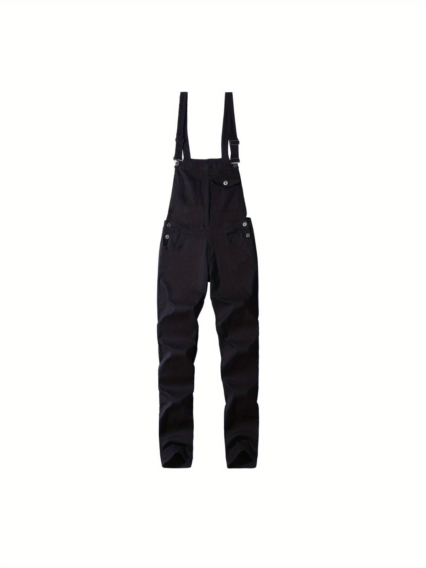 Men'S Denim Bib Overalls, Slim Fit Medium Weight Work Trousers With Adjustable Straps & Tool Pockets, Reinforced Durable Pants For Construction Gardening Mechanical Work, US Sizes S-XXXL.Slim Fit: Recommended To Take One Size Larger Than Normal.