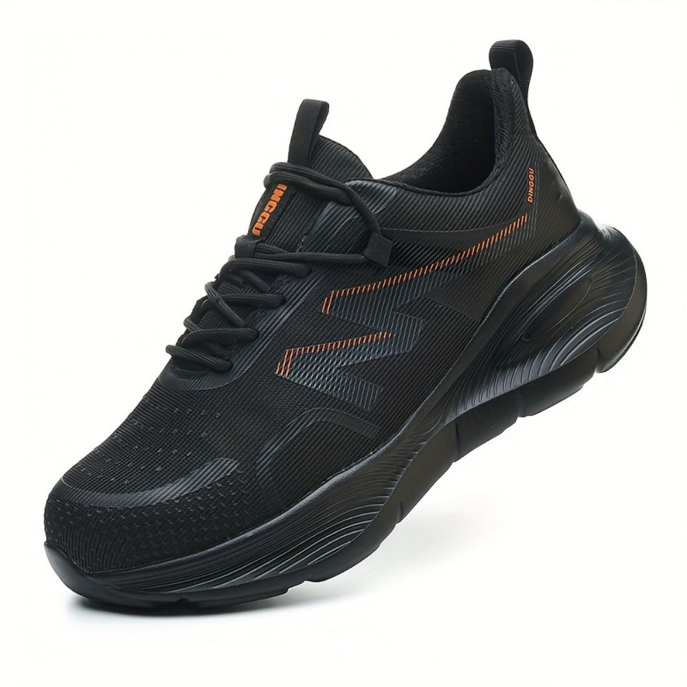 Men's Athletic Shoes - Non-Slip Sole Lace-Up for Outdoor & Travel