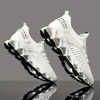 Men'S Stylish Athletic Shoes - Comfortable And Breathable Running Shoes, Featuring a Functional, Soft Sole for Long-Standing Comfort And a Fish Scale Design on The Upper, Suitable for The Gym, Walking, And Outdoor Activities