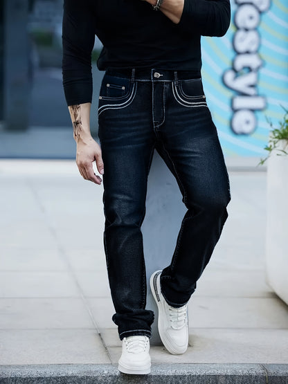 Fashion Slim Stretch Men's Jeans - Comfortable And Versatile Men's Jeans That Can Be Worn In All Seasons
