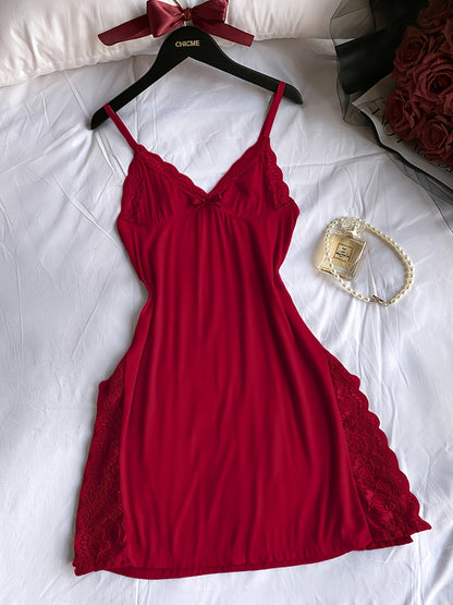 Women's 3-Piece Lace Sleepwear Set - Home Nightwear