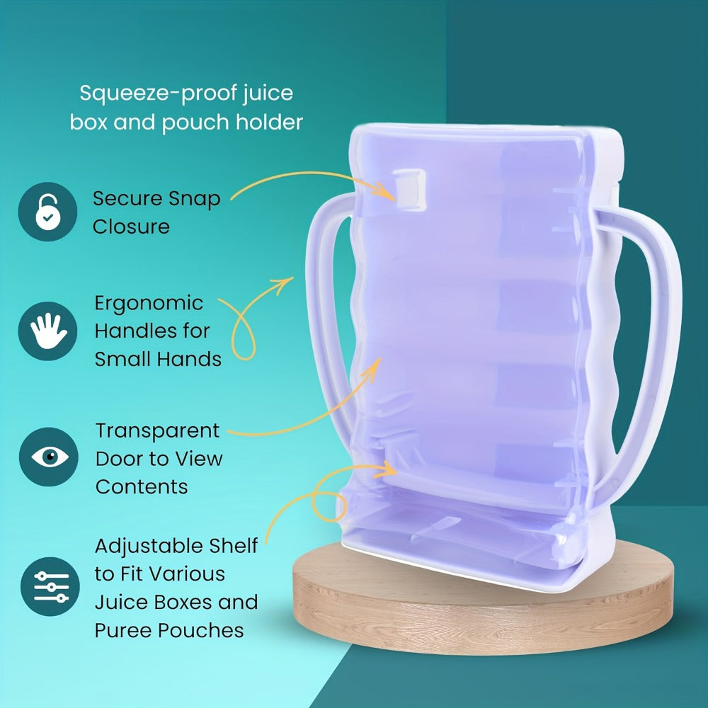 Kids Food Pouch Holder - 2-Pack Anti-Squeeze Stand