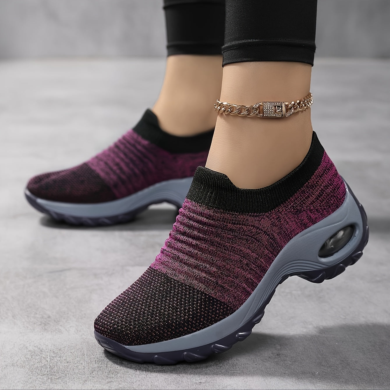 2026 New Spring And Summer Mesh Breathable, Lightweight And Comfortable Casual Shoe Covers, Women's Thick Sole Versatile One Foot Shoes, Fashionable Anti Slip Running Shoes, Board Shoes for Women, Women Shoes