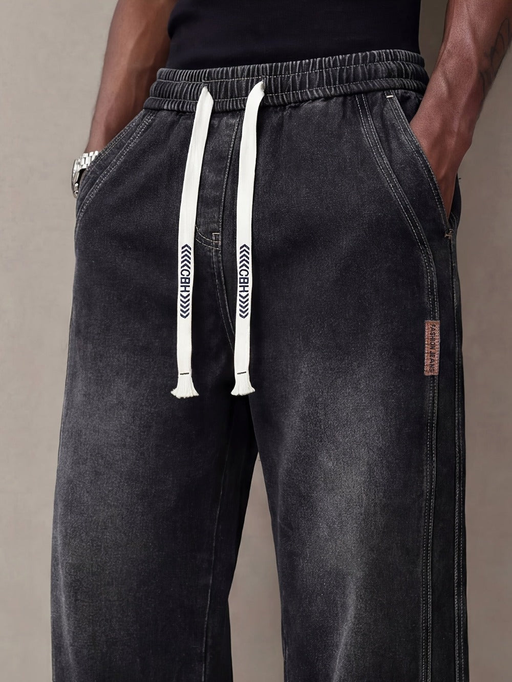 Men's Relaxed Fit Jeans - Classic Wash Clean Finish Everyday