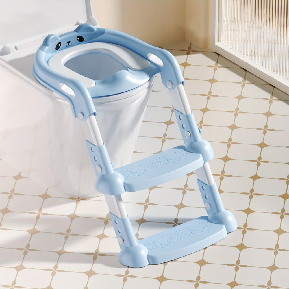 Potty Training Seat - Adjustable Soft 2-Step Ladder