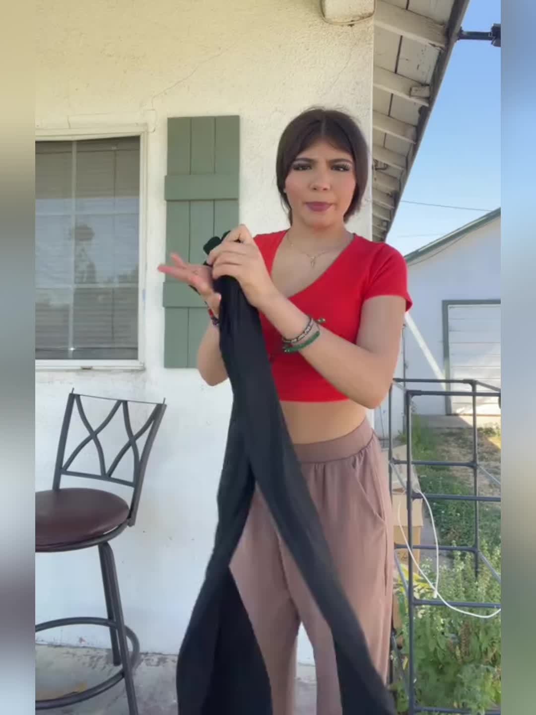 Women's Black/Dark Gray/Dark Blue Pants - product view 8