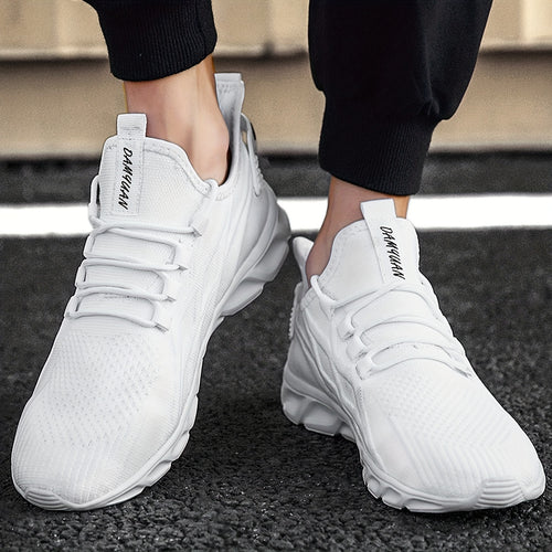 Men'S Barefoot Wide-Soled Non-Slip Outsole, Fly Weave Fashion Trend Outdoor Sports Hiking, Mountaineering Camping Sneakers, Comfortable Breathable Tennis Shoes Casual Sneakers, Shock Absorption Men'S Jogging Shoes Christmas Gifts -3053