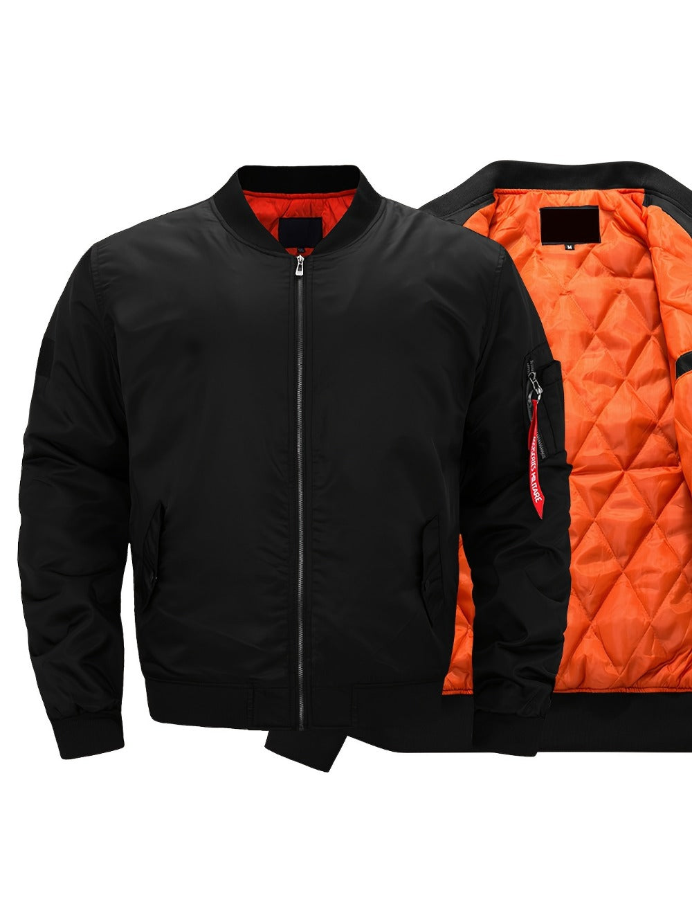Men's Relaxed Zip-Up Coat