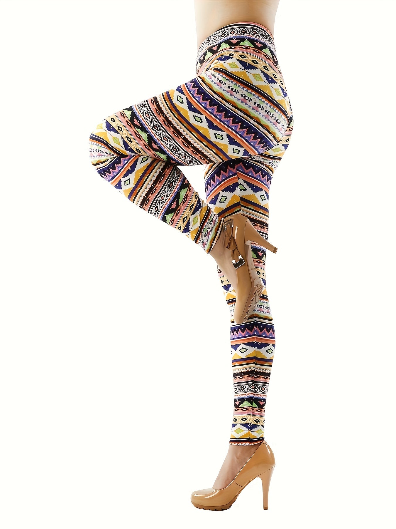 The Leggings Women's Fashion Printed Fashion Leggings Regular Workout