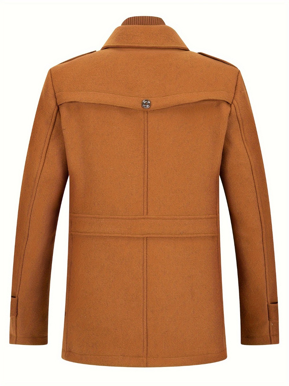 Men's Versatile Fleece Single-Breasted Coat