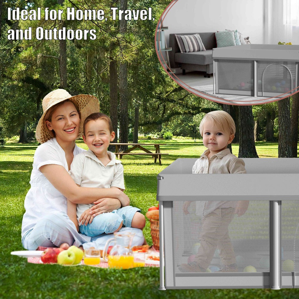 Baby Playpen - Portable Foldable Safe Lightweight