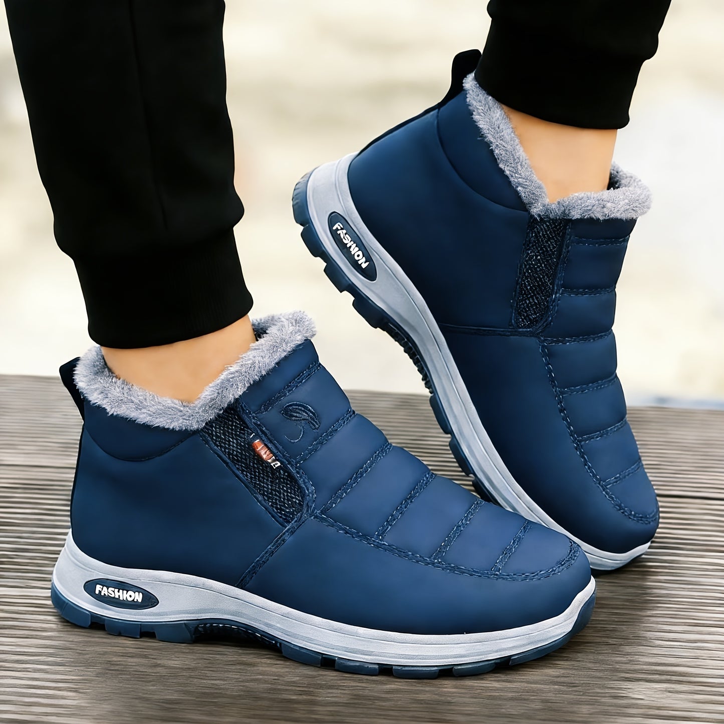 Women's Slip- Sneakers/Boots Suitable for Snow & Winter Traction - -Skid Sole, Sole & Upper, Foot Support Arch Cushioning, Lightweight Warm Walking Shoes for Casual, Workout, Weather - Slip-Resistant Tread