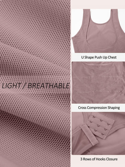 2pcs Women'S Shapewear Bodysuit Tummy Control Butt Lifting High Waist