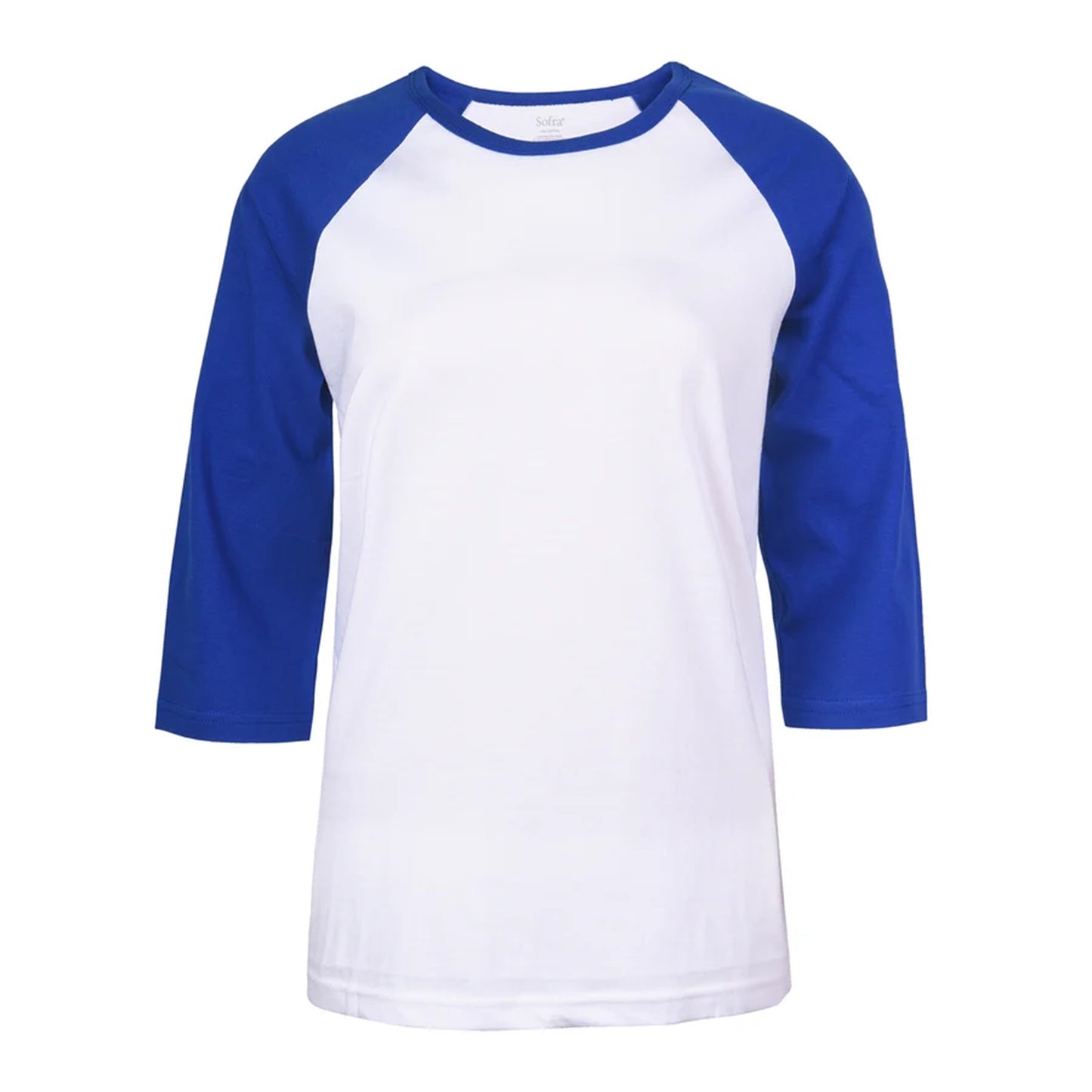 LADIES COTTON BASIC BASEBALL TEE