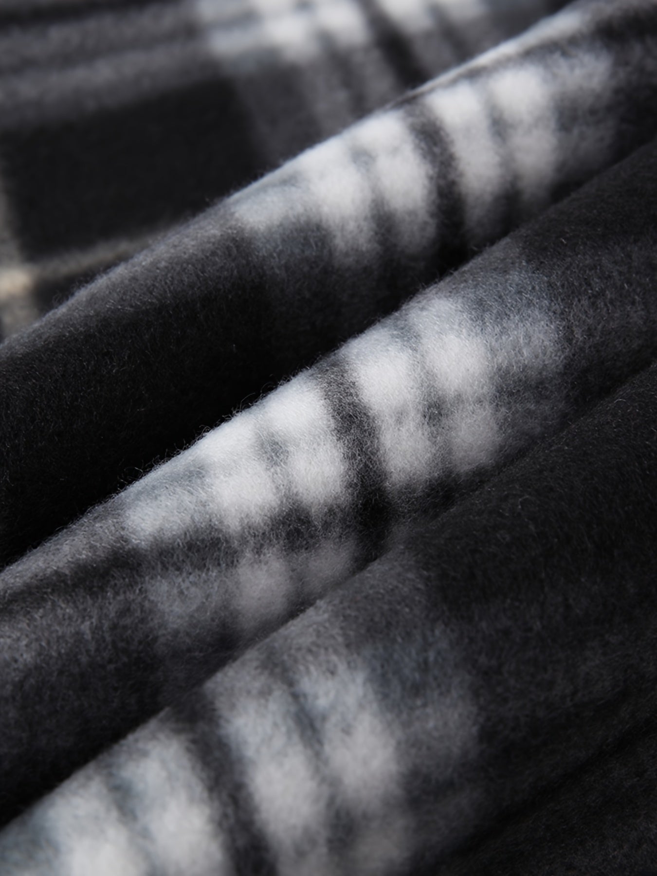 Men'S Heavyweight Fleece Hoodies Jacket - Full Zip Up Thick Sherpa Lined Flannel Plaid Shirt Jacket