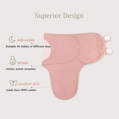 3-pack of Newborn Blankets, Suitable for Male and Female Infants Aged 0-3 Months, with a Womb-like Design, a Great Gift for Newborns.