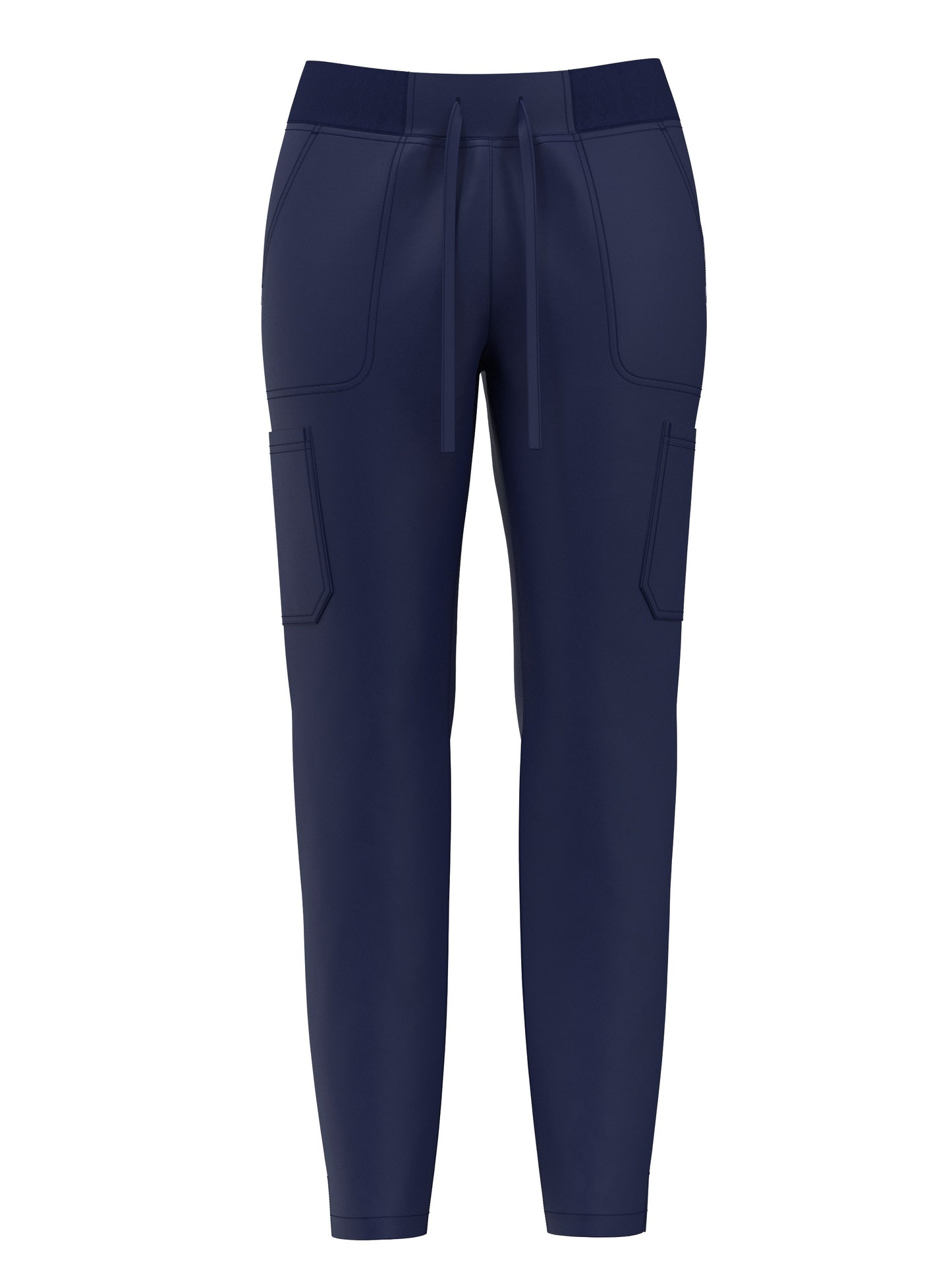 Women's Scrub Pants Set, Elastic Breathable Polyester Spandex Blend, V-Neck Short Sleeve with Pocket, Solid Color, for Work