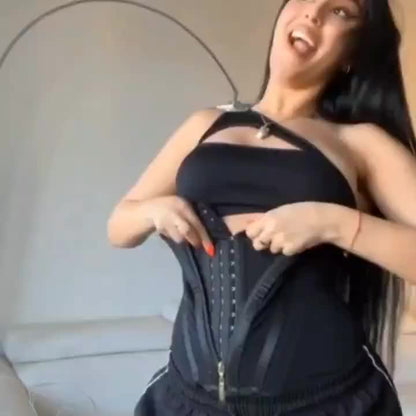 One-piece Waist-shaping Corset with Zipper Closure, Tummy-control Waist Cincher, Women's Shapewear And Body Shapers, Colombian-style Tummy-control Waist Cincher.