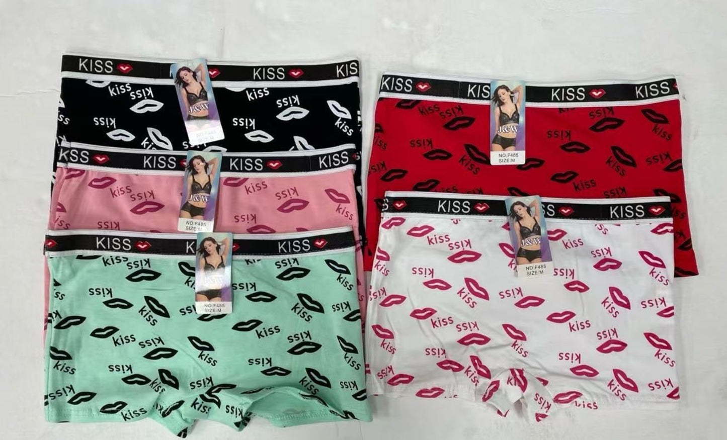 12-Pack Women's Cotton Boyshort Panties - Soft Breathable Assorted Colors