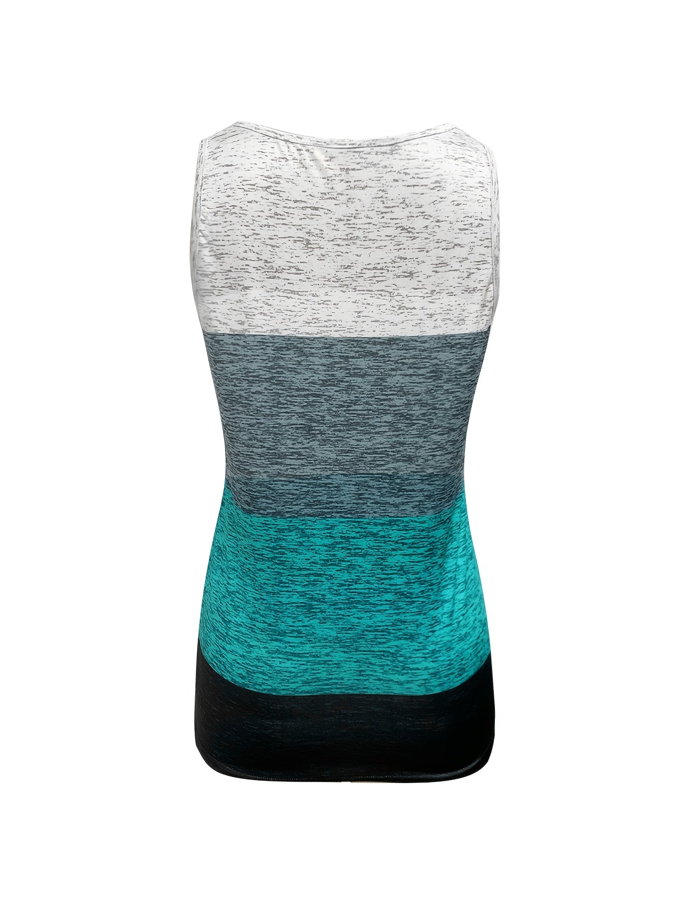 New Spring/Summer Fashion Color Block Printed Vacation Casual Vest[Directed]