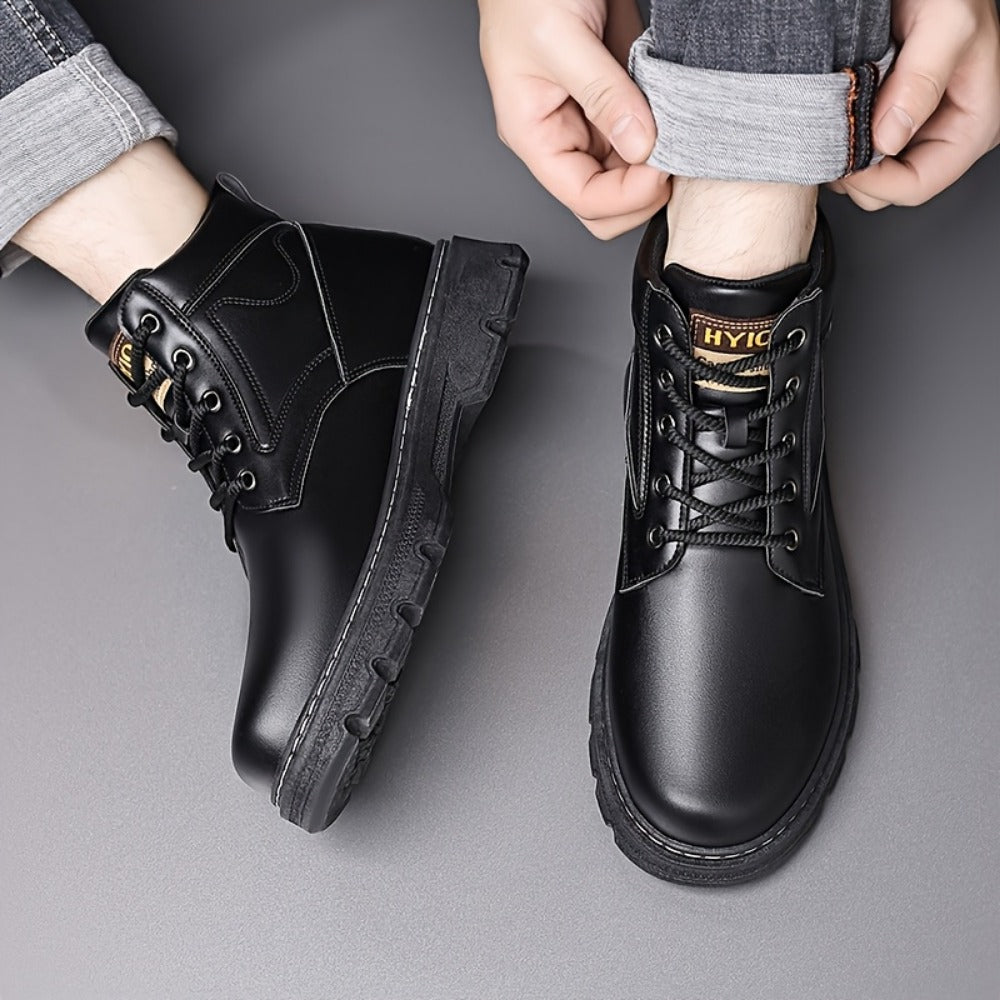 Men's Boots - Non-Slip Sole Lace-Up for Beach & Water 383077